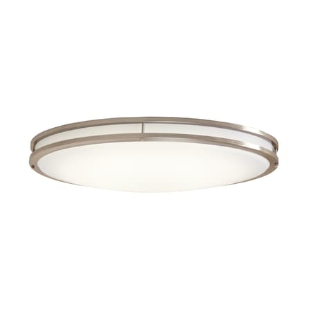 Designers Fountain 32 inch Oval Brushed Nickel Integrated LED Ceiling Flush Mount 3200LEDC-35